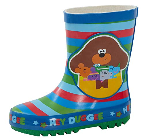 Cbeebies Hey Duggee - Botas de Lluvia de Goma 3D, Color, Talla 26.5 EU