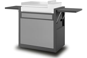 FORGE ADOUR Accessoire plancha Chariot Premium Acier fermé Noir et Gris Clair 60