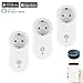 Produktbild 3er Pack WIFI Smart Intelligenter Steckdose,LegendsElec Intelligente Steckdose Smart Swatch mit Home Automatische APP für IOS und Android Smartphones, mit Amazon Alexa Echo, Echo Dot