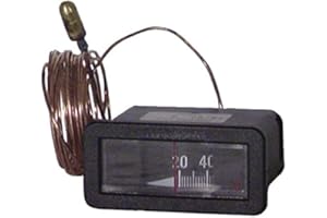 DIFF - Thermomètre rectangulaire 20°C à 120°C - DIFF pour De Dietrich Chappée : S17007061