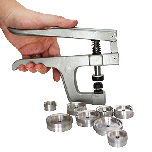 Kit Bottoni Automatici Fai Da Te Set Pinze Per Bottoni A Pressione Con 30 Bottoni Metallici - Kit Fai Da Te Per Abiti E Borse Chiusure Snap Fast