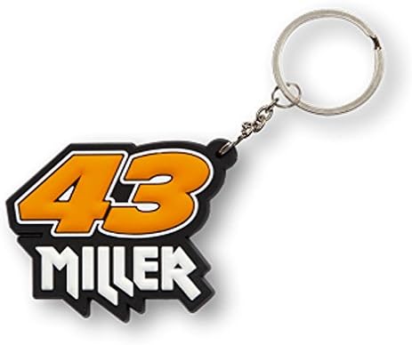 Jack Miller 43 Moto GP Logo Key Ring Orange Official 2017