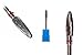 Carbide Barrel Bit for Nail AW-H0413-P Manicure Pedicure Nail Drill Set (Fine Cone)