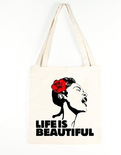 Life Is Beautiful Cotton Tote Bag