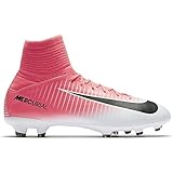  Nike - Botas de fútbol para niño Rojo/Blanco