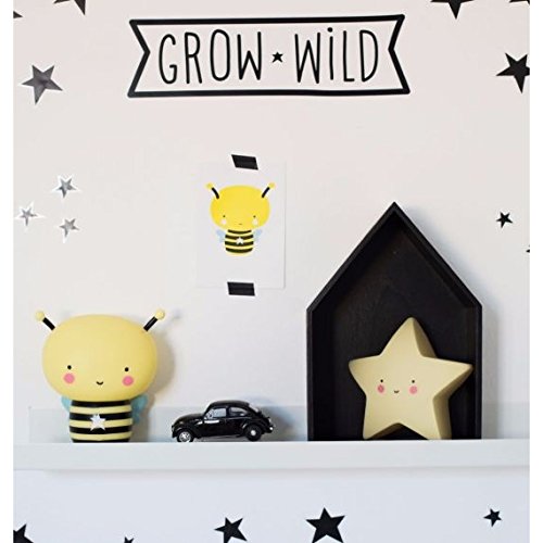 A little lovely company – Nachtlampe Nachtlicht – Mini Star Light – Sternenlicht – Gelb - 2