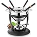 Produktbild FRX 10-TLG. Fondue-Set Edelstahl Fondueset für 6 Personen Käsefondue Fleischfondue Set inkl. Fonduegabeln Fonduetopf (10 TLG.)