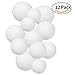 Produktbild Papierlaterne, 12 Stück weiße Papier Laterne Lampion Schöne Lampenschirme für Hochzeit Geburtstag Gartenparty Dekoration - Weiss Verschiedene Größen