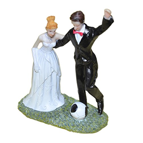 CADOGAN WEDDINGS Football Crazy Cake Topper (XYL1104)