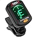 Produktbild Dyda6 Gitarren-Tuner, tragbarer Clip-on Digital-Tuner, batteriebetrieben, chromatisches LCD-Display, elektronische Gitarre, Banjo, Ukulele, Violine, Bass, Schwarz, Free Size