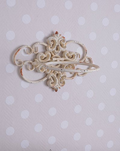 HANDTUCHHALTER VINTAGE HOME HANDTUCHRING SHABBY WEISS BAD DEKO PALAZZO EXCLUSIVE