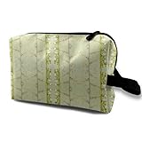 BOLSA DE MAQUILLAJE MULTIFUNCIONAL: Esta bolsa de maquillaje tiene suficiente espacio no solo para guardar sus cosméticos, sino también joyas, accesorios electrónicos, cámara, aceite esencial, artículos de tocador, kit de afeitado, documentos, cambio, etc., objetos valiosos, etc.