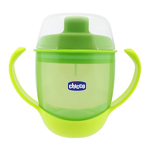 Chicco Geschenkset Mahlzeit, 12+ Monate, 1 Trinklernbecher mit 1 Tellerset flach und tief 1 Esslernbesteck - 2