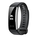 samLIKE Armband | für Huawei Band 2/Band 2 Pro | Weiches Silikon Band | Ersatzarmband | Klassisches Design | 215MM x 16MM | 4 Beliebteste Farben | ✚ Schrauben ✚ Schraubendreher (⭐️ Schwarz)