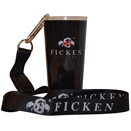 Preisvergleich Produktbild Ficken Likör - Schlüsselband mit Becher - Ankettkelch (Becher-03)