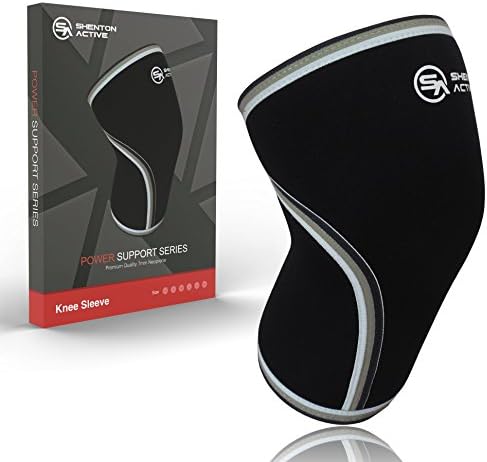 Knee Sleeve - Support and Compression Brace for Weightlifting, Powerlifting, Basketball, CrossFit, Running and other Sports. Fits Men and Women. Comes with Free eBook!