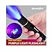 Produktbild Momola 5W UV Lampe,Ultraviolett Ultra Violet Blacklight Taschenlampe Inspektionsleuchte Outdoor,Detektor für Unechte Banknoten, Urin von Hunde, Katzen 119x23x23mm