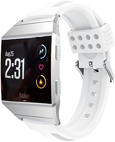 Tabcover for Fitbit Ionic band,New Replacement Soft Silicone Sport Replacement Strap Band for Fitbit Ionic Smart Watch