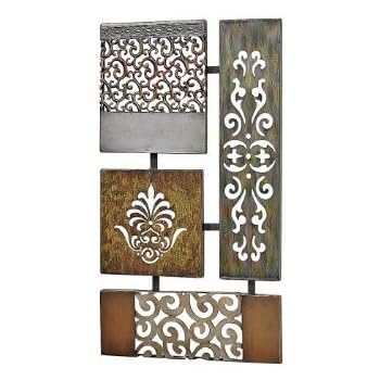 DanDiBo Wandkerzenhalter Aus Metall - Antikbronze, 41 Cm Hoch, Rustikale Wanddekoration