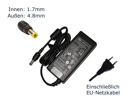 Netzteil für HP Compaq 380467-003 402018-001 381090-001 Notebook Laptop Ladegerät Aufladegerät, Charger, AC Adapter, Stromversorgung kompatibles Ersatz (12 Monate Garantie, einschließlich kostenlosem EU-Netzkabel) - "Laptop Power" gebrandmarkt
