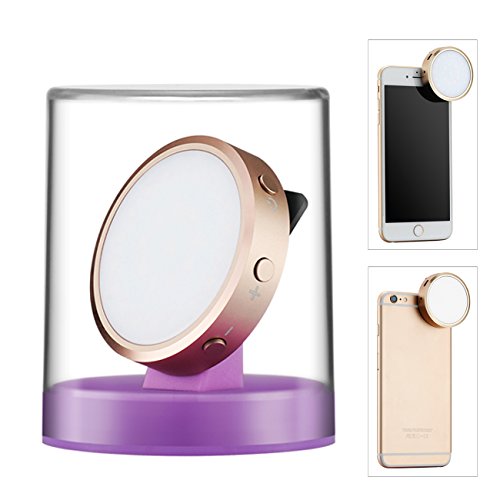 examen YONGNUO YN06 lampe LED avec flash automatique de puissance 3.7w pour photographier du téléphone portable iPhone 6, 6S Plus et les modèles plus anciens