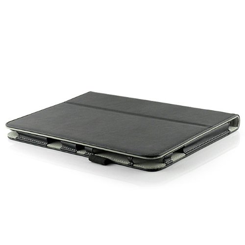 Saxonia Samsung Galaxy Tab 3 10.1 GT-P5200 GT-P5210 GT-P5220 LTE + Touch Stift Smart-Cover Schutzhülle Tablet Case mit Magnetverschluss in Schwarz - 5