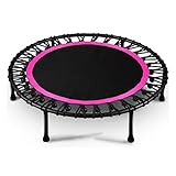 OhLt-j Rebondeur Trampoline, entraînement Portable et Pliable Fitness, Gym Petit Trampoline for l'intérieur et Outfoor Fitness, Max 330lbs de Charge