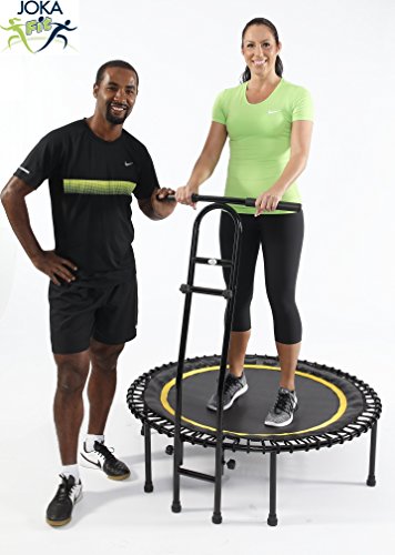 Fitnesstrampolin mit Haltegriff „Cacau“ JOKA FIT Trampolin jumping fitness mit großem Spassfaktor, Minitrampolin mit Gummiseilfederung JOKA FIT - 3