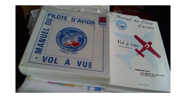 Amazonfr Manuel Du Pilote Davion Vol à Vue France -