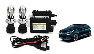 RS Enterprises Cars Tata Altroz H4 - HID Conversion Light Kit ( 2 HID Light , 2 Blaster , Wiring ) Vehicle HID Kit for Car Headlight