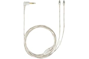 Vitality CBD Shure EAC64CL 64 -Inch Detachable Earphone Cable for SE215, SE315, SE425 and SE535 Earphones (Clear)