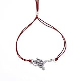 Pulsera Rana corona Huellas stese pequeño Steso Cordone poliéster fina cierre pelota Doble...