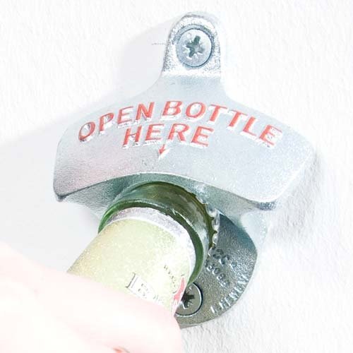 Wandflaschenöffner „OPEN BOTTLE HERE“ orig. STARR-X aus den USA - 4