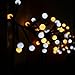 Produktbild Excelvan - 400LEDs Kugel Lichterkette String Lights (3M, 8 Beleuchtungsmodi, Weiß und warm Weiß, Wasserdicht, Innen- und Außen Deko Glühbirne, für Weihnachten Hochzeit Partys Neujahr)