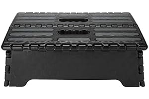 Taboret antypoślizgowy dla osób starszych Wakects, plastikowy składany półetap do samochodu łazienkowego i drzwi, ładowność do 300lb