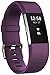 Price comparison product image Fitbit Charge 2 Activity Tracker with Wrist Based Heart Rate Monitor - Plum/Small