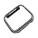 Produktbild bloatboy Für Apple Watch 4 40mm/44mm Sport Bling Diamond PC Ersatz Hülle Schutzrahmen Stoßfängerabdeckung (40mm, Silber)