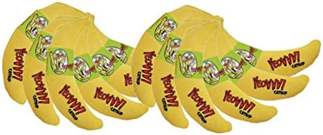 Yeowww! Catnip Banana 12 PACK | Pure Leaf & Flowertop Blend | Cat and Kitten Toy