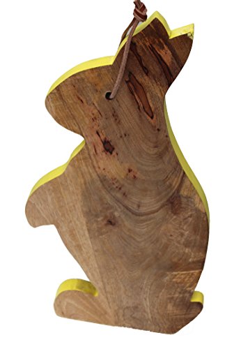 Mangoholz Schneidebrett Hase