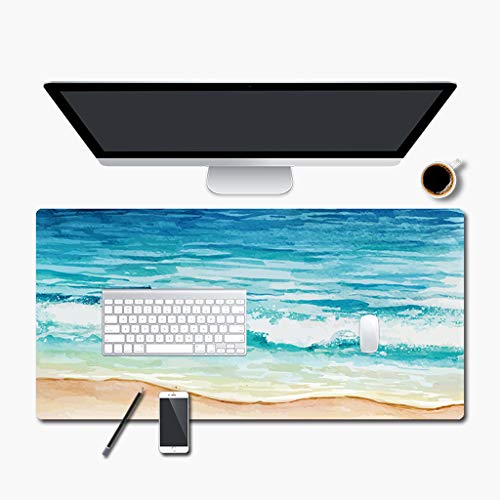 Preisvergleich Produktbild Übergroße Mausunterlage, Schreibtisch-Matte Waterproof Tischset, Studenten-Arbeitsauflage - L35.4 * W17.7 * D0.07 Zoll (Farbe : 1)