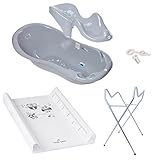 GoFuture Babybadewanne Luxus mit Stöpsel Set 5 Teilig -...