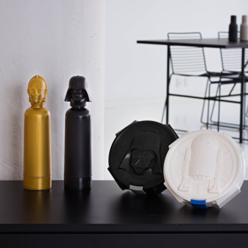 Room Copenhagen RCS30300003 Trinkflasche „C-3PO Star Wars“ 0,5 L, Polypropylen, gold, 20 x 20 x 10 cm - 2