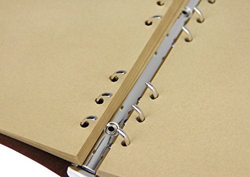 Liying Retro Skizzenblock Tagebuch Notizbuch Softcover DIN A5 Kraftpapier Blanko Geschenkbucher Reisetagebuch Rose - 6