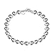 Produktbild Gaddrt Armband Damen Schmuck 8mm Silber Perlenkette Mode Damen Accessoires