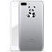 Produktbild Finoo Handyhülle kompatibel mit iPhone X mit Motiv und Optimalen Schutz Hart Schale Tasche Case Cover Schutzhülle - Panda knuddelt Apfel