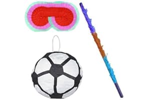 PARTYRAMA.CO.UK PARTYRama Football Pinata Kit - Includes Pinata,Pinata buster,Pinata Blindfold