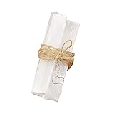 Sie brauchen 4pcs Selenite Bundle und den Anhänger mit Hanfseil verschnüren. Eine schöne Edelstein Dekoration für Wohnung, Schlafzimmer, Büro usw.