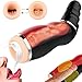 Produktbild Masturbatoren Saugen Maschine Masturbation Cup mit Blowjob Stimme und 10 Frequenz 5 Geschwindigkeit Sexspielzeug Gay männer, Schwarz