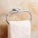 ZXQZ Handtuchring, voller Kupfer Bad Anhänger mit verdickten Wand Handtuchhalter Handtuch hängen Ring