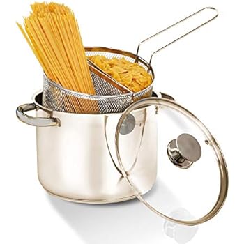 Barazzoni Chef Line Spaghettiere, diamètre 22 cm, Acier Inoxydable 18